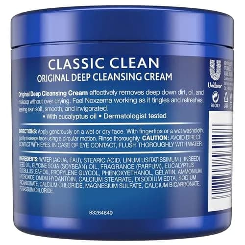 Noxzema Original Deep Cleansing Cream 12 oz (48 oz total) | Cleanses & Smoothens Skin thumbnail 7