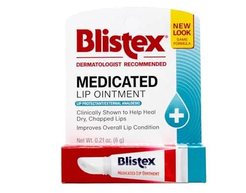 Blistex Medicated Lip Ointment 0.21 oz (Pack of 8) | Hydrates & Heals Dry Lips thumbnail 1