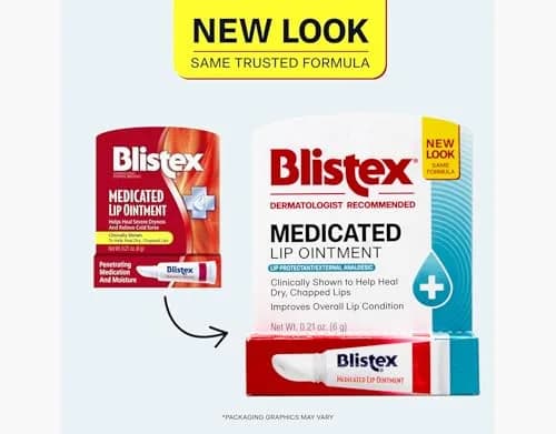 Blistex Medicated Lip Ointment 0.21 oz (Pack of 8) | Hydrates & Heals Dry Lips thumbnail 4