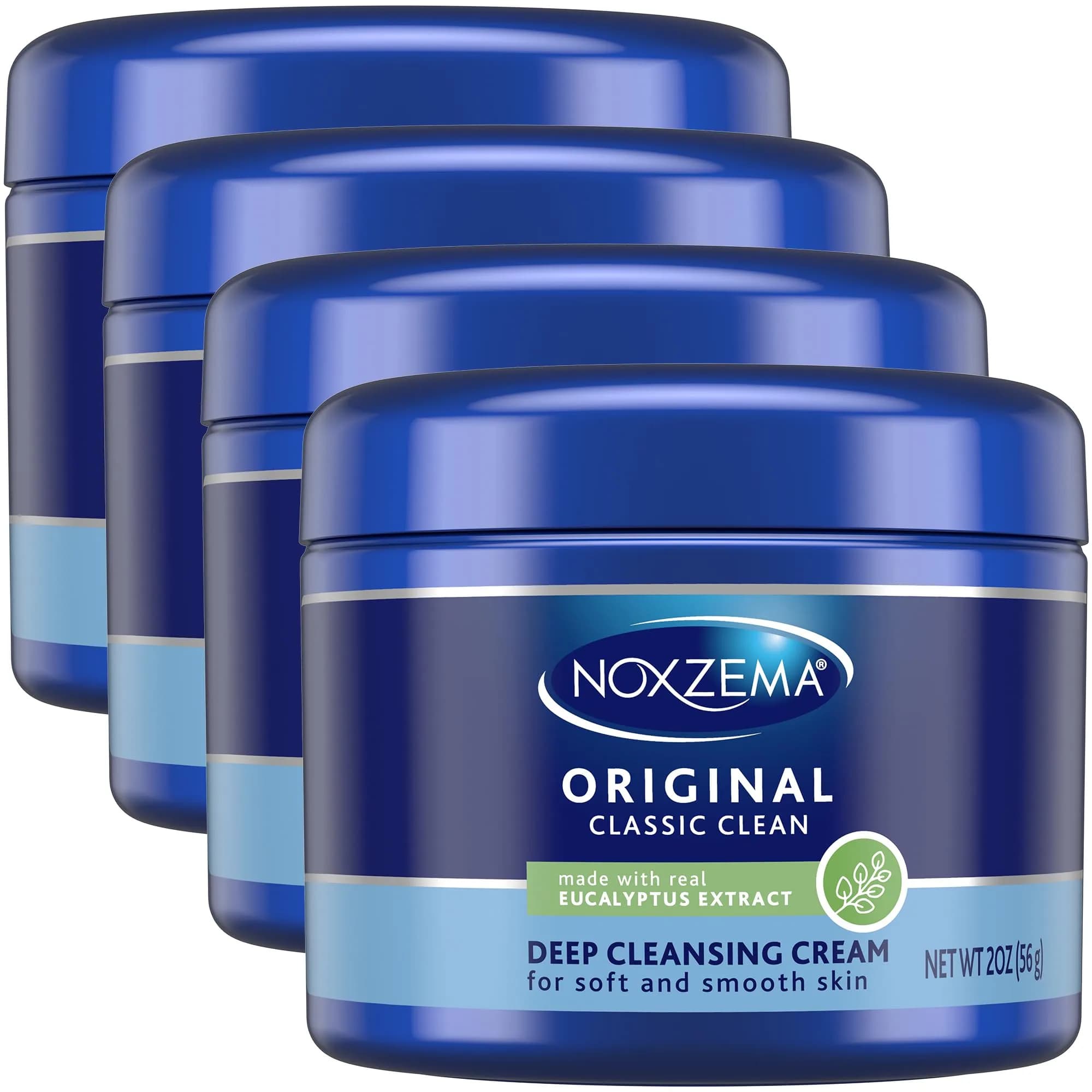 Noxzema Original Deep Cleansing Cream 2 oz (Pack of 4) | Dermatologist Tested for All Skin Types - main product image