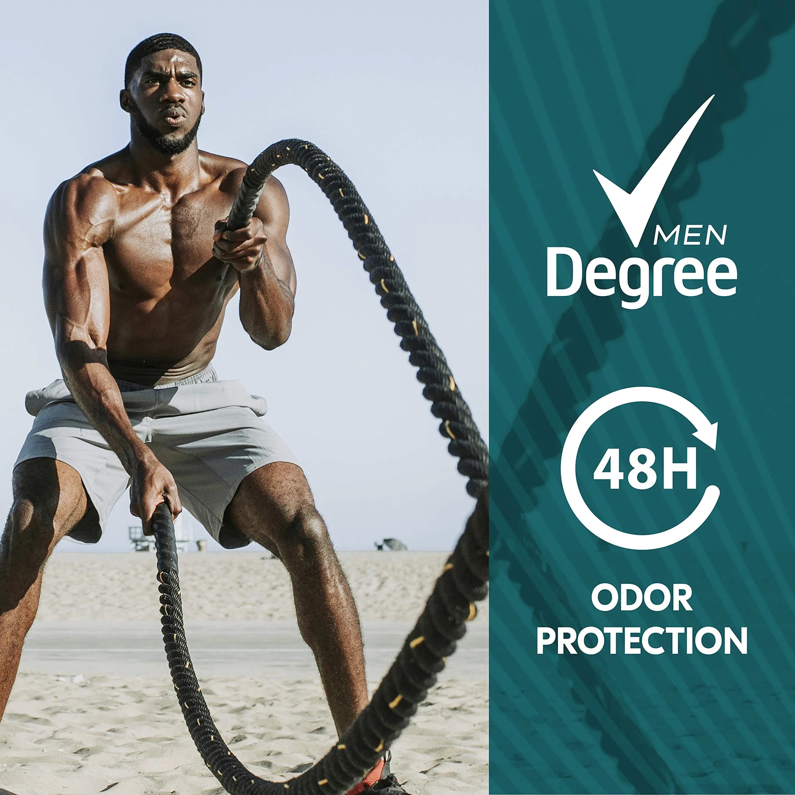 Degree Men Cool Rush Antiperspirant Deodorant Stick, 2.7 oz, Pack of 6 | 48-Hour Sweat & Odor Protection - view 4