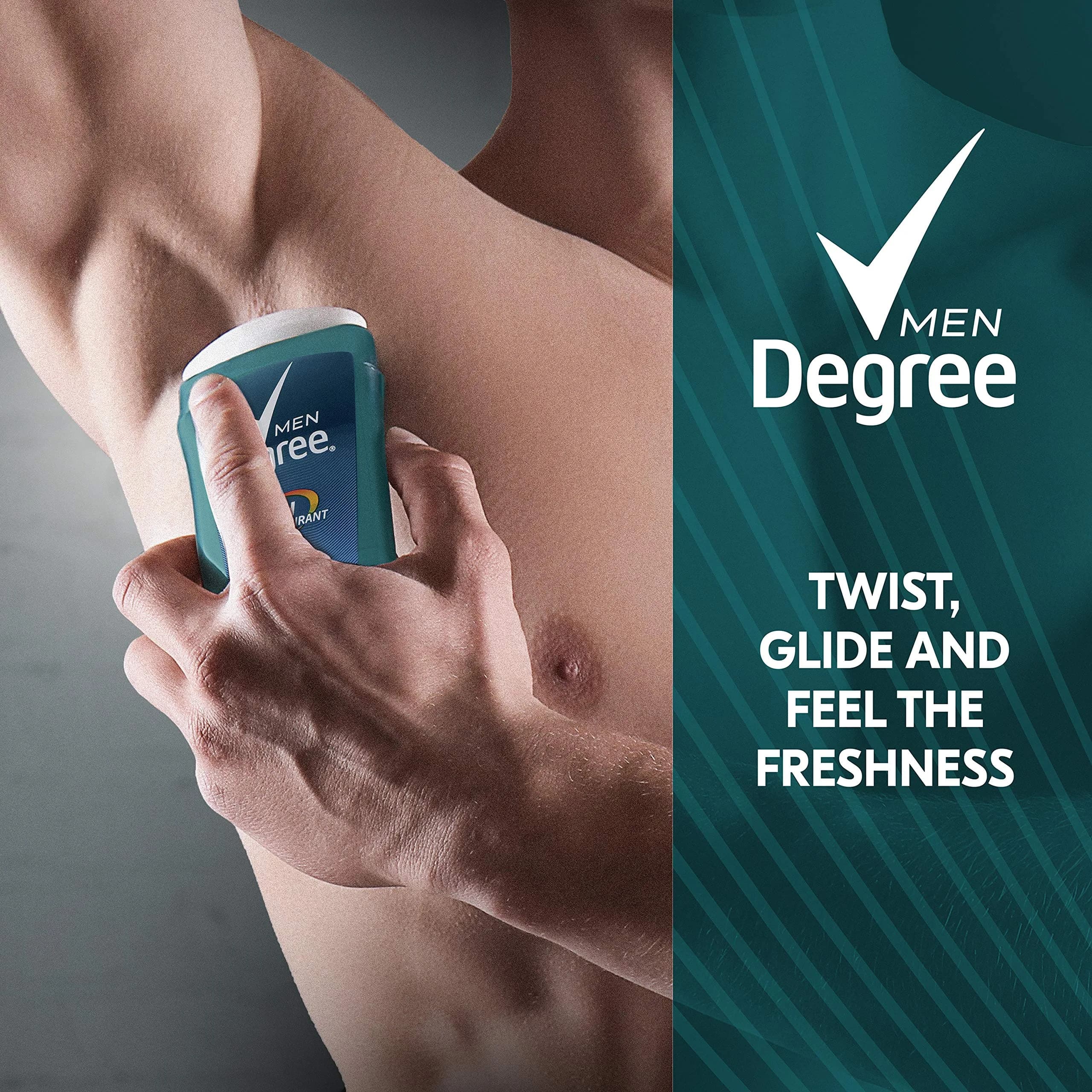 Degree Men Cool Rush Antiperspirant Deodorant Stick, 2.7 oz, Pack of 6 | 48-Hour Sweat & Odor Protection - view 3