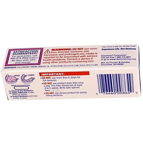 Fixodent Denture Adhesive Cream Original 1.40 oz (Pack of 2) | Dependable hold for daily denture wear thumbnail 4