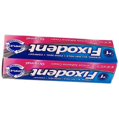 Fixodent Denture Adhesive Cream Original 1.40 oz (Pack of 2) | Dependable hold for daily denture wear thumbnail 8
