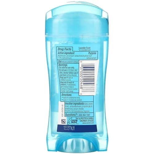 Secret Fresh Antiperspirant Deodorant for Women, 72hr Breathable Sweat & Odor Protection, Instant Freshness & Gentle, PH Balancing Minerals, Clear Gel, Lavender, 2.6 oz (Pack of 11) thumbnail 8