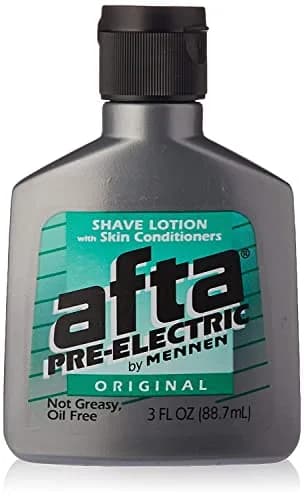 Mennen Afta Pre-Electric Shave Lotion with Skin Conditioners Original 27 fl oz (800 ml) | Prepares Skin for Electric Razor Glide thumbnail 1