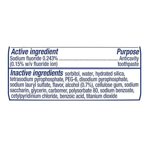 Crest Complete Tartar Control Whitening Toothpaste with Scope Mint Fresh Flavor 130g (4.6 oz) | Fluoride Cavity Protection thumbnail 3