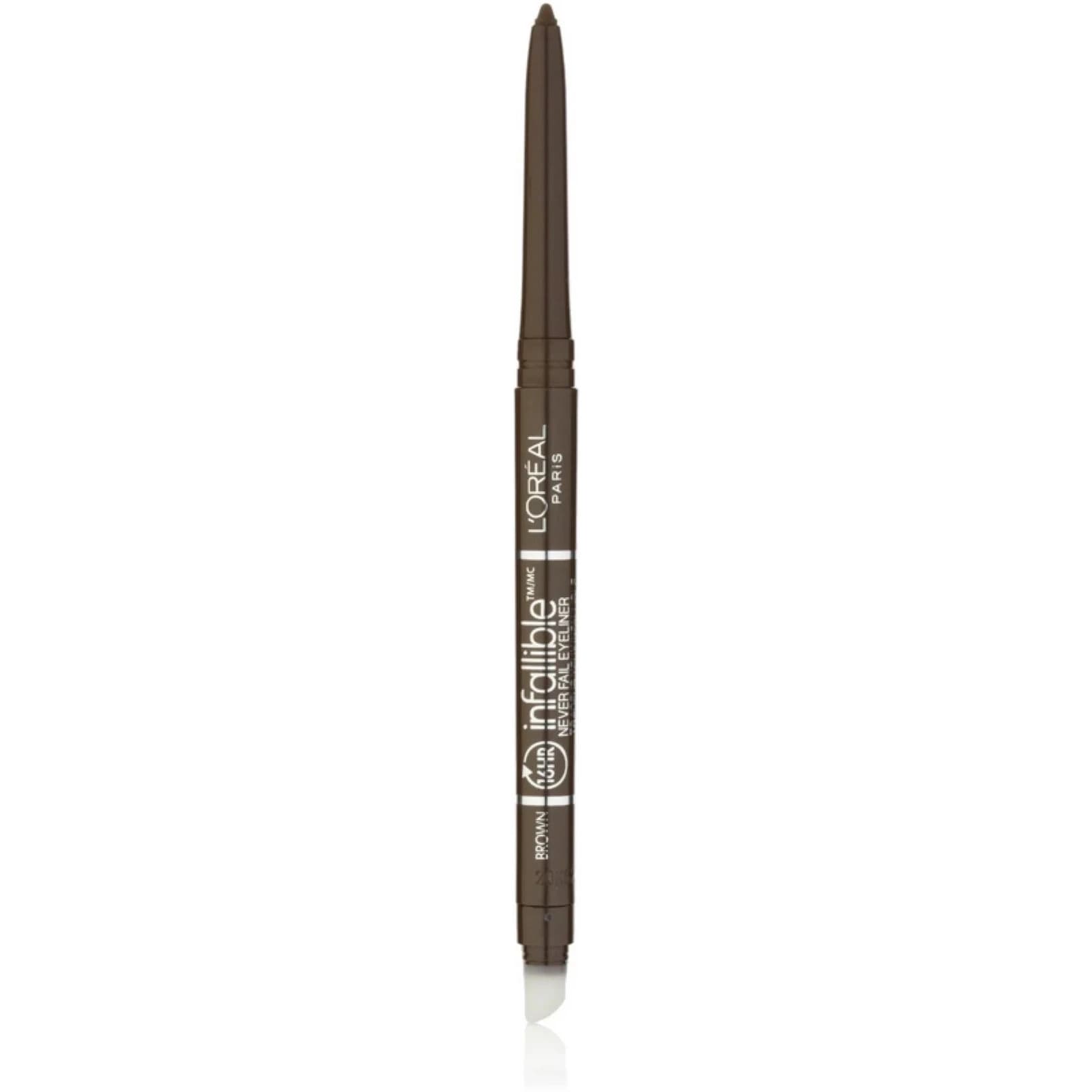 L'Oreal Paris Infallible Never Fail Eyeliner Pencil, Brown 531, 0.008 oz (3-Pack) | Hypoallergenic & Long-Lasting - main product image