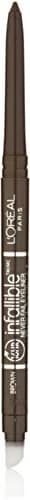 L'Oreal Paris Infallible Never Fail Eyeliner Pencil, Brown 531, 0.008 oz (3-Pack) | Hypoallergenic & Long-Lasting thumbnail 1