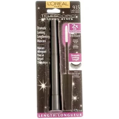 L'Oreal Paris Telescopic Mascara, Carbon Black | Lengthening & Separating, Ophthalmologist Tested thumbnail 9