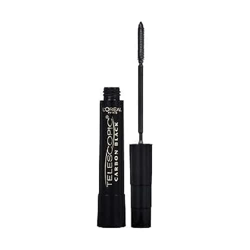 L'Oreal Paris Telescopic Mascara, Carbon Black 0.27 oz | Dramatic Length & Lash Separation thumbnail 8