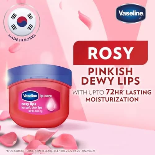 Vaseline Lip Therapy Rosy Lips 0.25 Ounce Single Tin | Healing Lip Balm for Dryness thumbnail 4