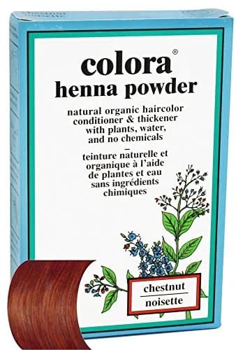 Colora Henna Powder Hair Color Chestnut 2 oz (Pack of 7) | Natural Semi-Permanent Hair Dye thumbnail 1