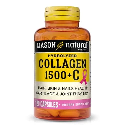 MASON NATURAL Collagen with Vitamin C & Biotin 1500mg | Supports Hair, Skin & Nails (70-120 chars) thumbnail 1