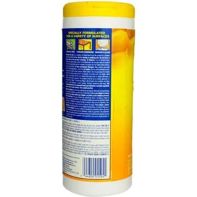 Clorox Disinfecting Wipes Lemon 35CT | Thick, 99.9% Germ Kill, Bleach-Free, Multi-Surface (enables 210 wipes, 2.27kg) thumbnail 7