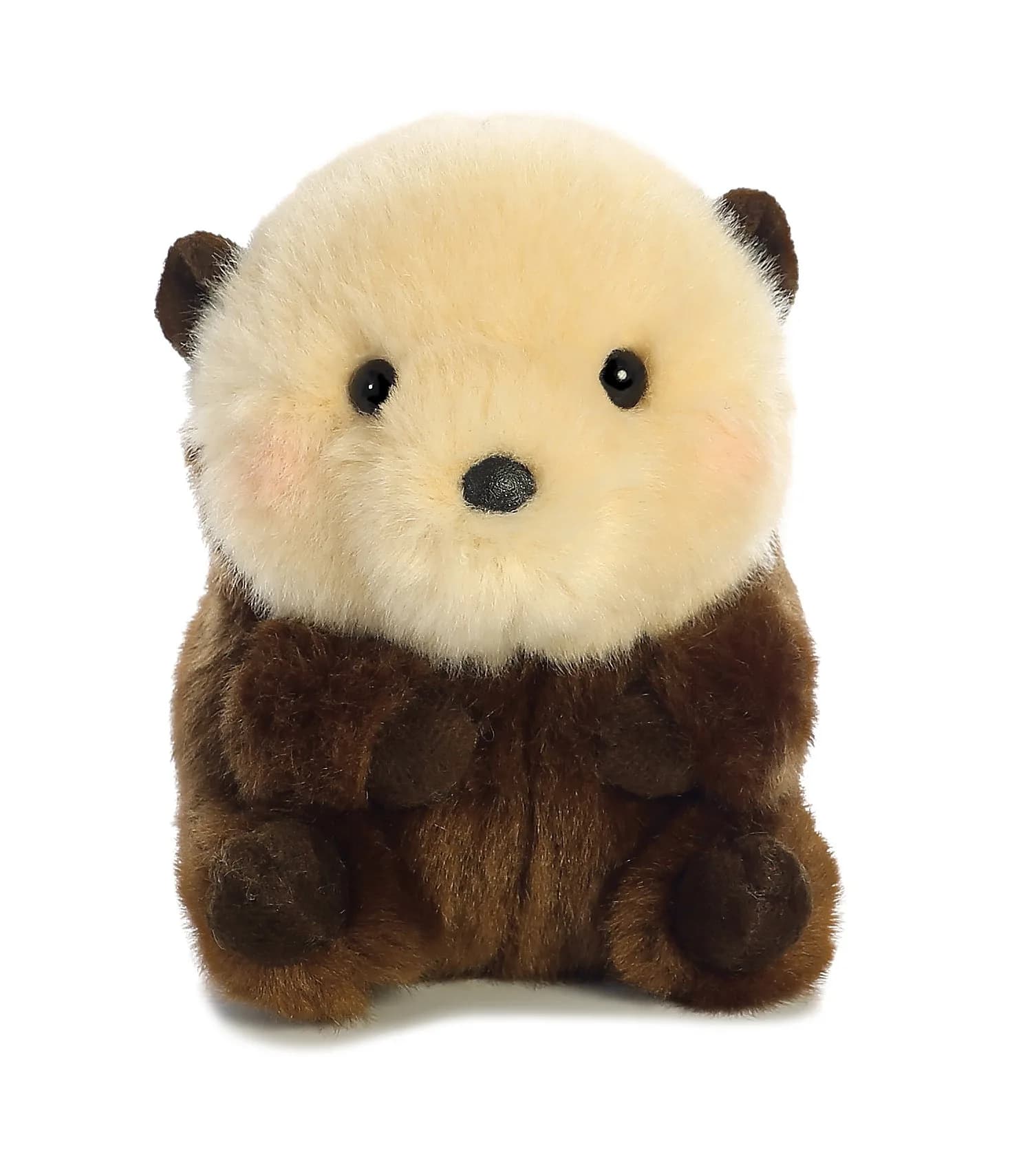 Aurora Smiles Sea Otter Rolly Pet Stuffed Animal 12.7cm (5 Inches) | ASTM-Tested Non-Toxic Toy - main product image