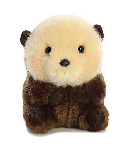 Aurora Smiles Sea Otter Rolly Pet Stuffed Animal 12.7cm (5 Inches) | ASTM-Tested Non-Toxic Toy thumbnail 1
