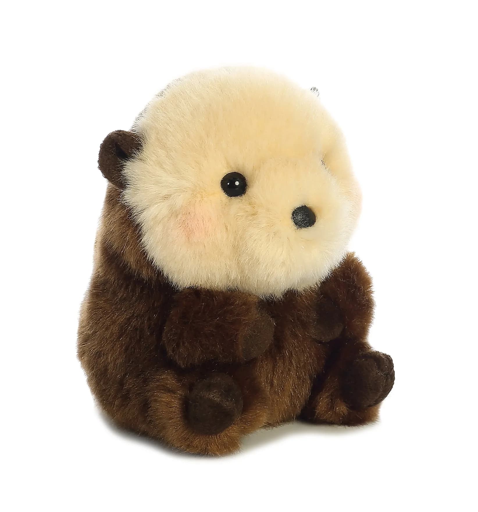 Aurora Smiles Sea Otter Rolly Pet Stuffed Animal 12.7cm (5 Inches) | ASTM-Tested Non-Toxic Toy - view 2