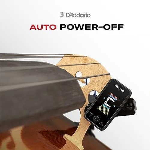 D'Addario Eclipse Clip-On Guitar Tuner, Purple | Accurate Chromatic Tuning for Guitar, Bass, Ukulele thumbnail 5