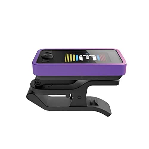 D'Addario Eclipse Clip-On Guitar Tuner, Purple | Accurate Chromatic Tuning for Guitar, Bass, Ukulele thumbnail 2