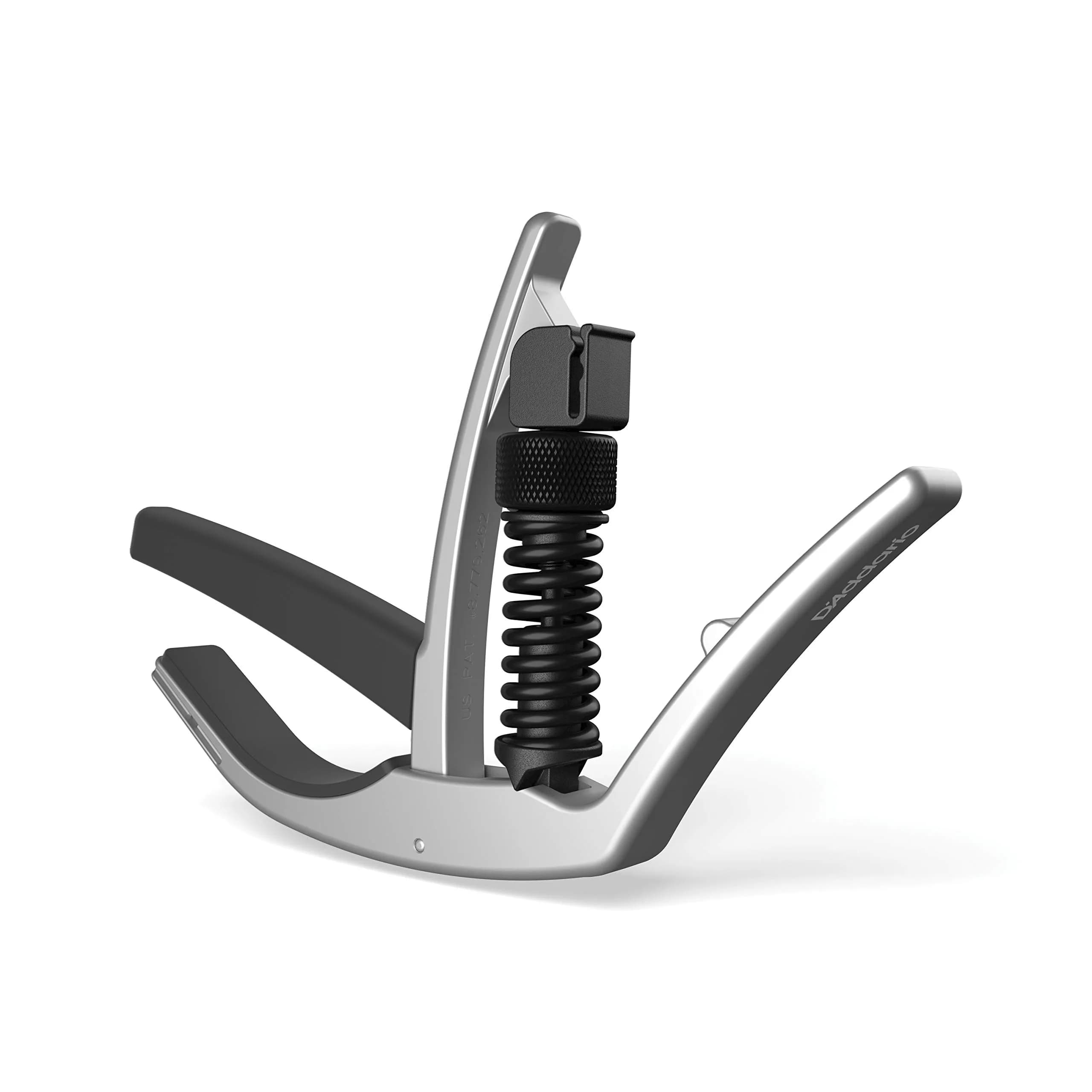 D'Addario NS Artist Guitar Capo Silver | Buzz-Free Performance for Acoustic & Electric Guitars - main product image