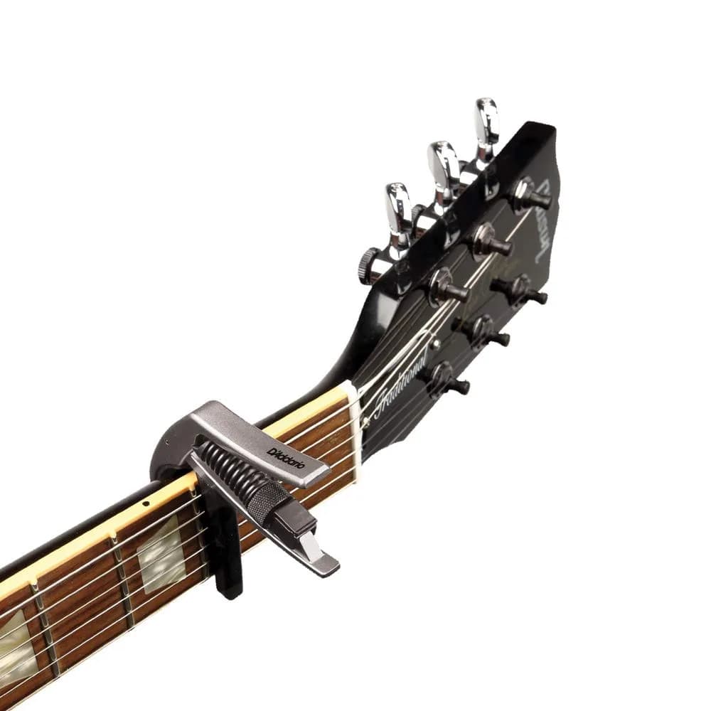 D'Addario NS Artist Guitar Capo Silver | Buzz-Free Performance for Acoustic & Electric Guitars - view 4