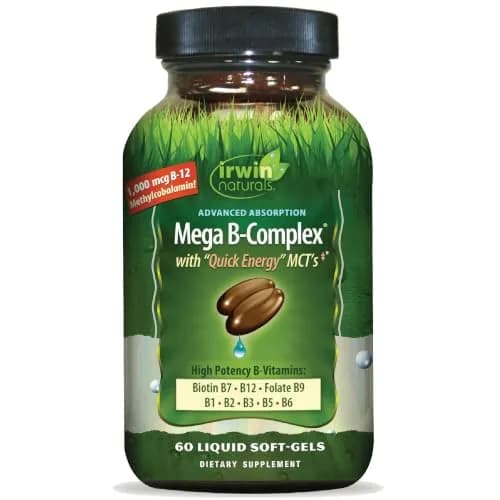Irwin Naturals Quick Release B-12 Extra Cellular Energy Support | 60 Count thumbnail 1