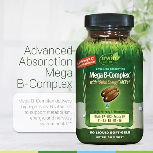 Irwin Naturals Quick Release B-12 Extra Cellular Energy Support | 60 Count thumbnail 5