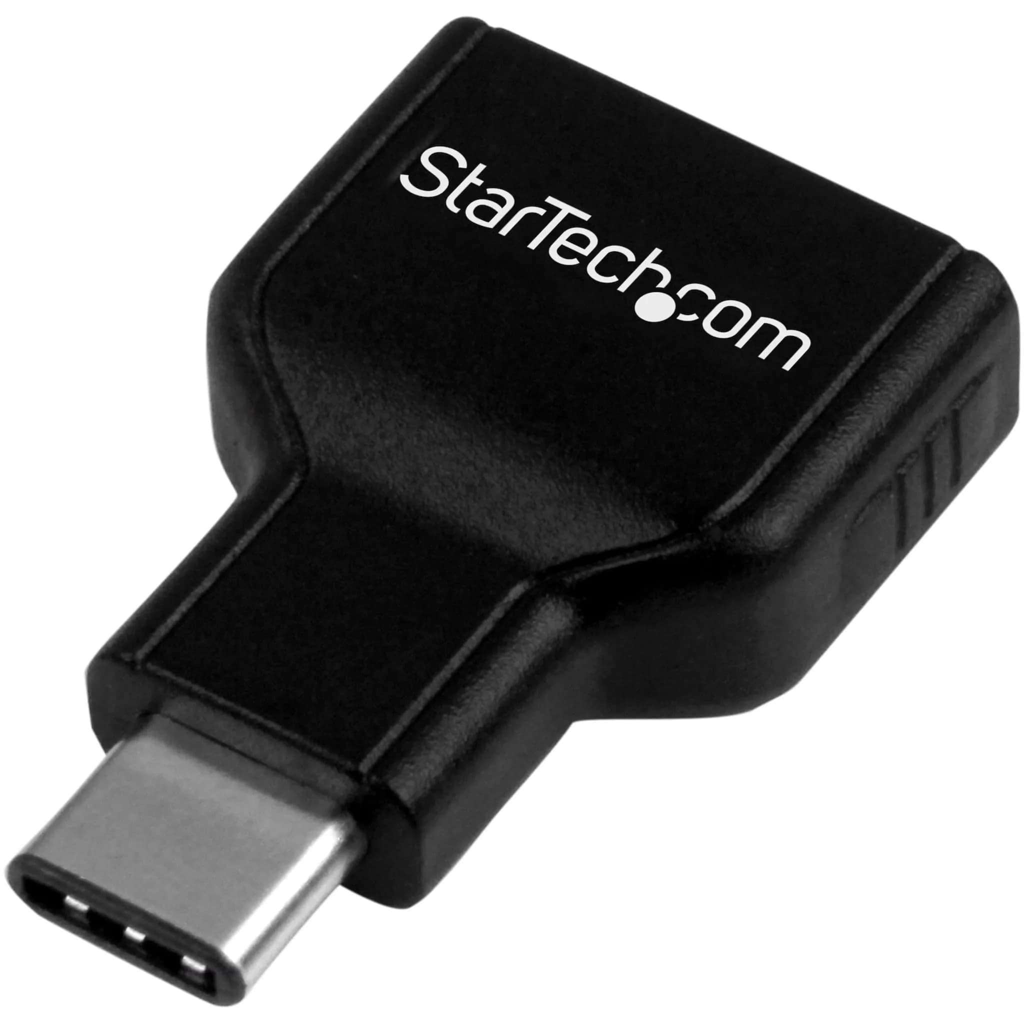 StarTech USB-C to USB-A Adapter 15cm | USB 3.0 Super Speed, USB-IF Certified — Black