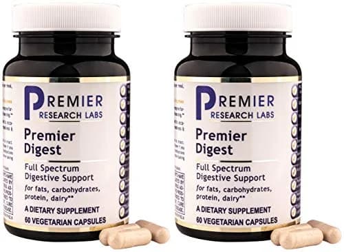 Premier Research Labs Premier Digest 60 Capsules | Vegetarian Digestive Support for Adults thumbnail 1