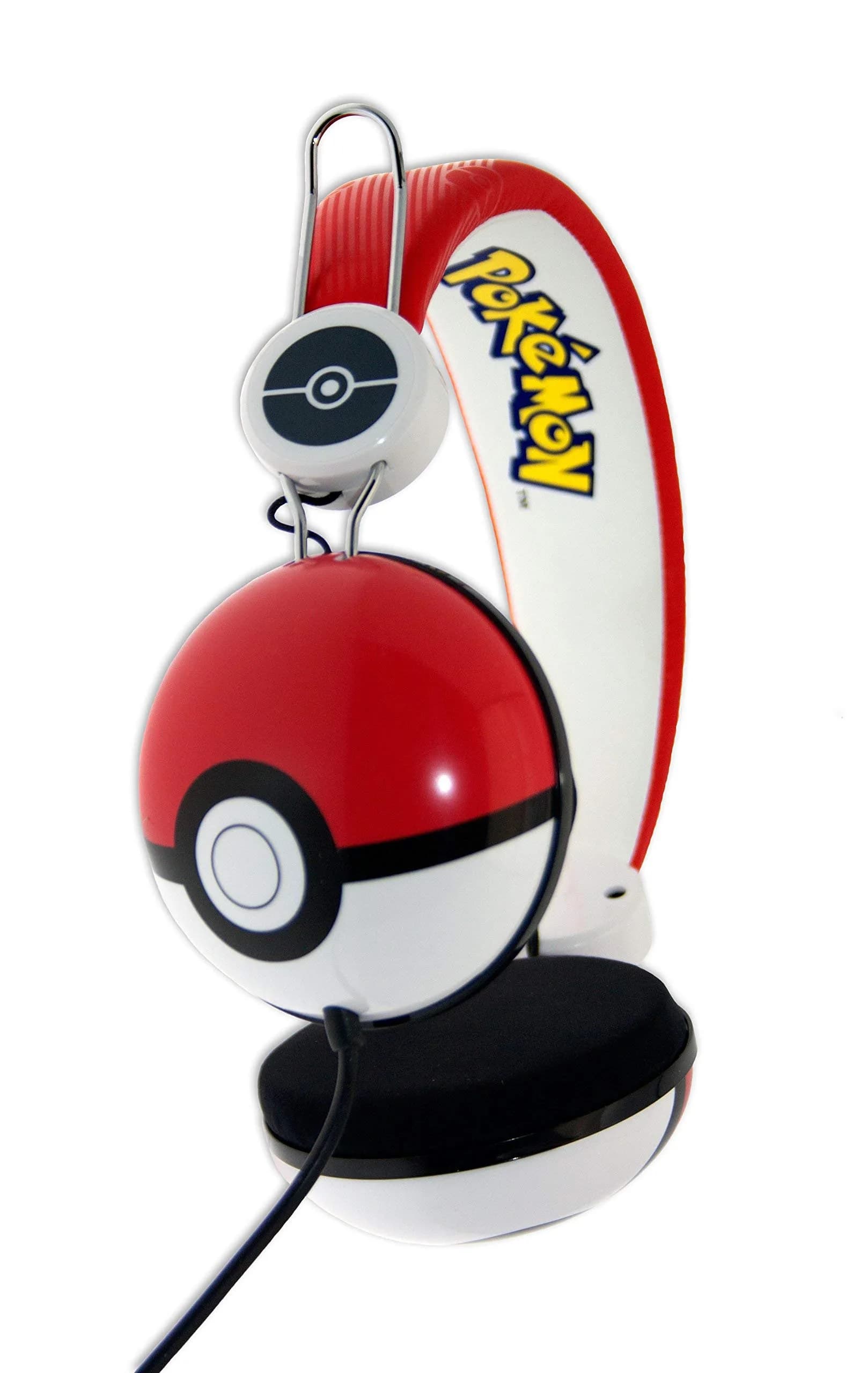 OTL Technologies Pokemon Poke Ball On-Ear Wired Headphones | 20 KHz Frequency Response - main product image