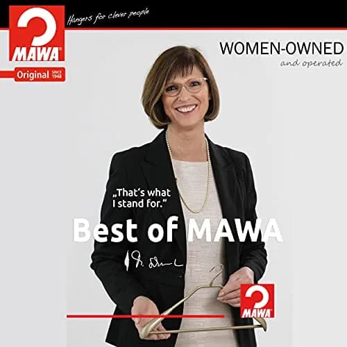 MAWA Clothes Hanger Silhouette Series 2 Pack | Space-Saving Non-Slip German Quality thumbnail 6