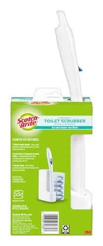 Scotch-Brite Disposable Toilet Scrubber Starter Kit with 5 Refills | Built-in Bleach-Free Cleaner thumbnail 8