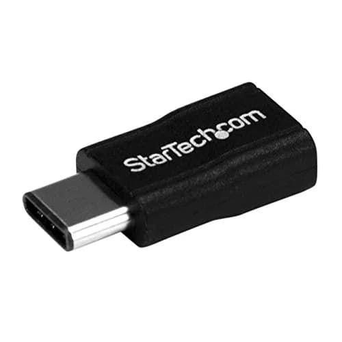 StarTech USB-C to Micro-B Adapter, USB 2.0, Male to Female (USB2CUBADP) | Compact USB 2.0 C to Micro B thumbnail 1
