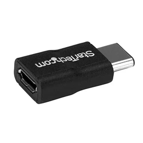 StarTech USB-C to Micro-B Adapter, USB 2.0, Male to Female (USB2CUBADP) | Compact USB 2.0 C to Micro B thumbnail 2