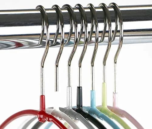 MAWA Clothes Hanger Euro Ultra-Thin Non-Slip Space Saving Set of 4 | Supports Delicate Blouses & Dresses thumbnail 5