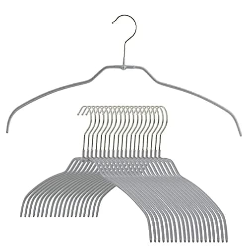 MAWA Silhouette Ultra-Thin Series Non-Slip Space Saving Shirt Hanger 20 Pack | German Quality & Space Maximize thumbnail 1