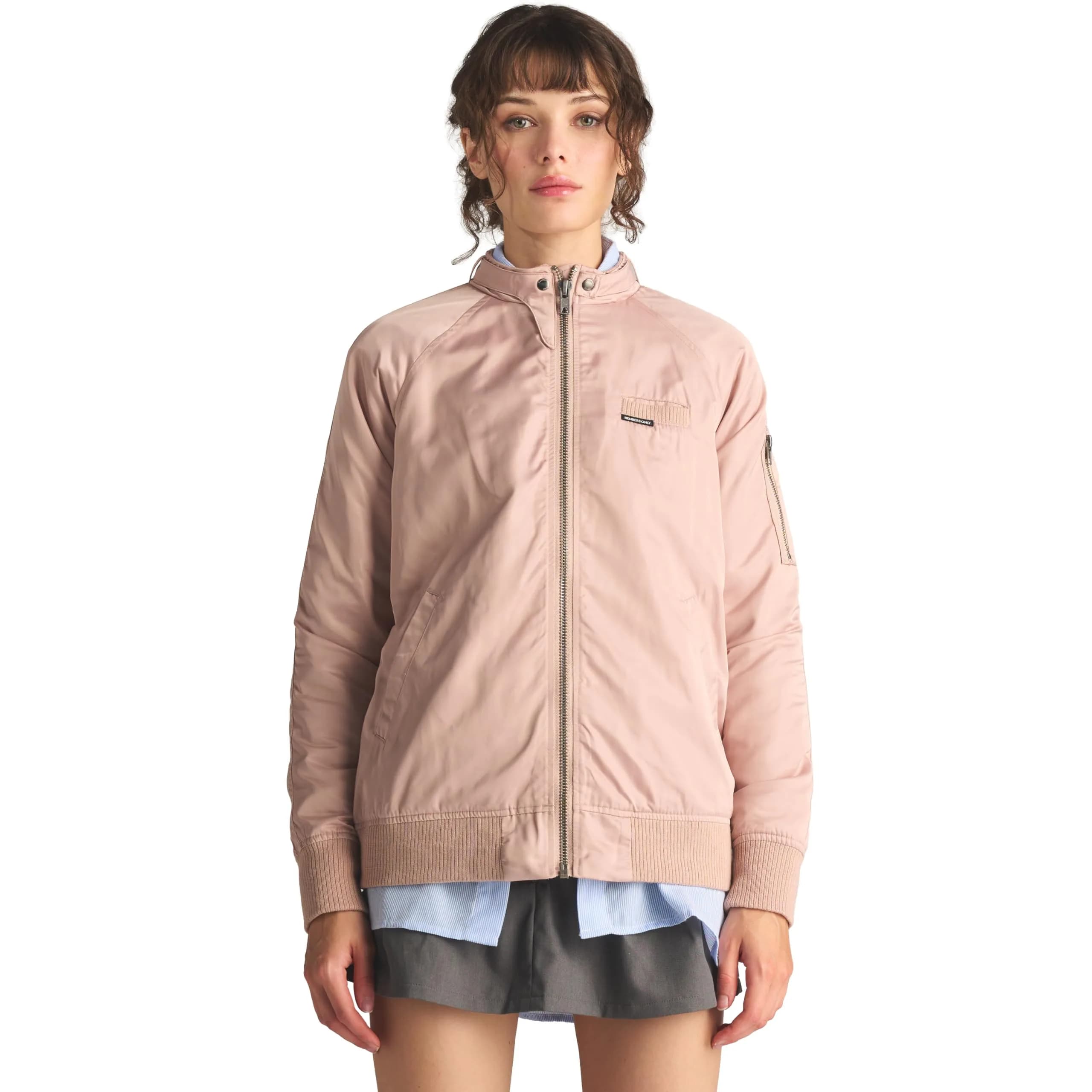 Members Only Iconic Boyfriend Jacket with Satin Finish (Large) | Stylish, Durable & Easy to Maintain thumbnail 2