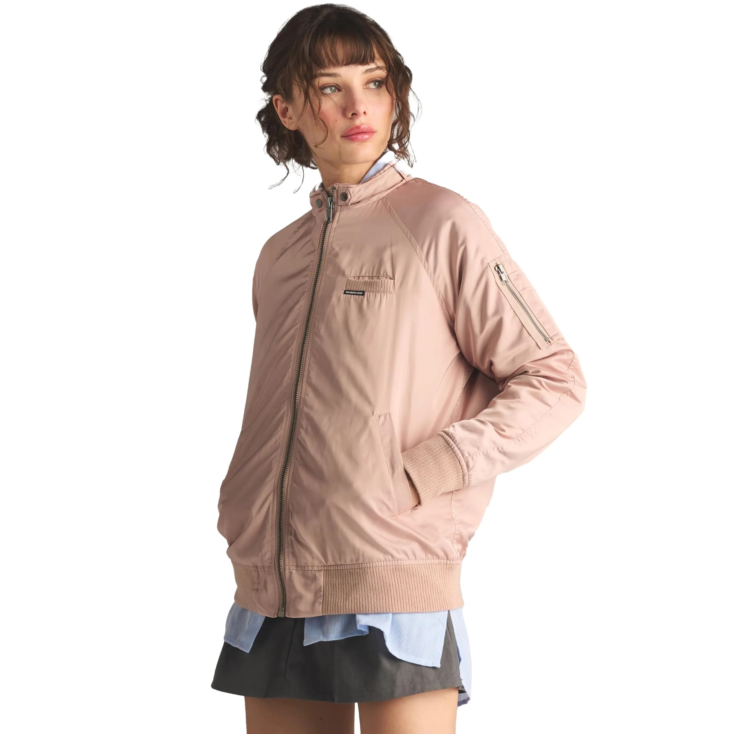 Members Only Iconic Boyfriend Jacket with Satin Finish (Large) | Stylish, Durable & Easy to Maintain thumbnail 4