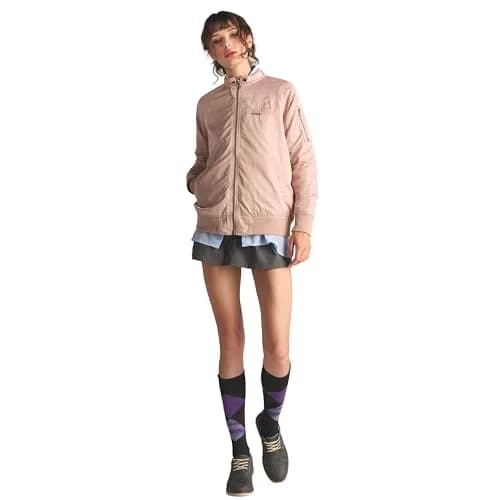 Members Only Iconic Boyfriend Jacket for Women with Satin Finish (Brush, Medium) | Oversized, Long Fit, Satin thumbnail 6