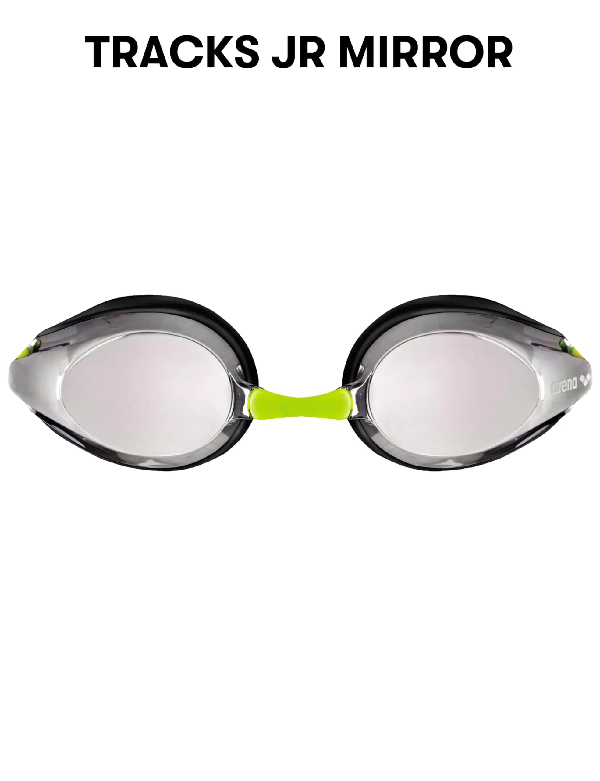 ARENA Tracks Junior Youth Essential Racing Swim Goggles Ages 6-12 | FINA Approved Anti-Fog Mirror Lens - view 3