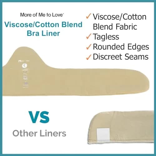 More of Me to Love Viscose & Cotton Bra Liner 3-Pack Medium | Wicking, Odor-Proof for Women thumbnail 4