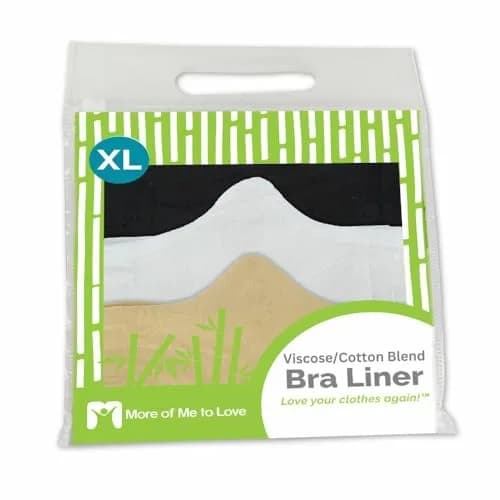 More of Me to Love Viscose & Cotton Bra Liner 3-Pack Medium | Wicking, Odor-Proof for Women thumbnail 7