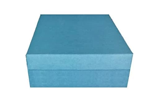 888 Display Light Blue Kraft Jewelry Boxes, 15 Count, 8.9cm (3.5") x 8.9cm (3.5") x 2.2cm (7/8") | USA-Sourced Gift Boxes for Jewelry thumbnail 1
