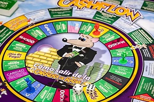 Rich Dad Cashflow Spanish Financial Education Board Game 1.96 kg (3 lb) | Educational Game for Ages 14+ thumbnail 5