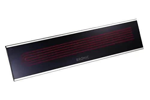 Bromic Platinum Smart Heat 2300W Electric Patio Heater - Radiant Infrared, 220V-240V, Black Finish thumbnail 2