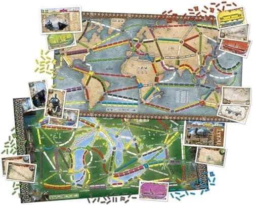 Asmodee Ticket to Ride Rails & Sails Board Game | Family Strategy Fun for Kids & Adults, Ages 10+ thumbnail 3