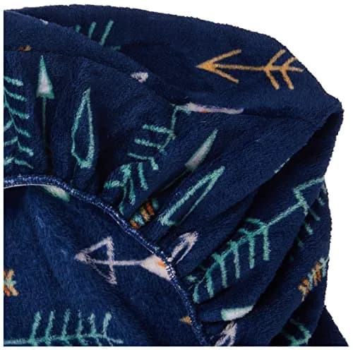 NoJo Aztec Changing Pad Cover | Ultra-Soft Velboa Fabric, 32x16x4 Inch, Navy Arrow Design thumbnail 4