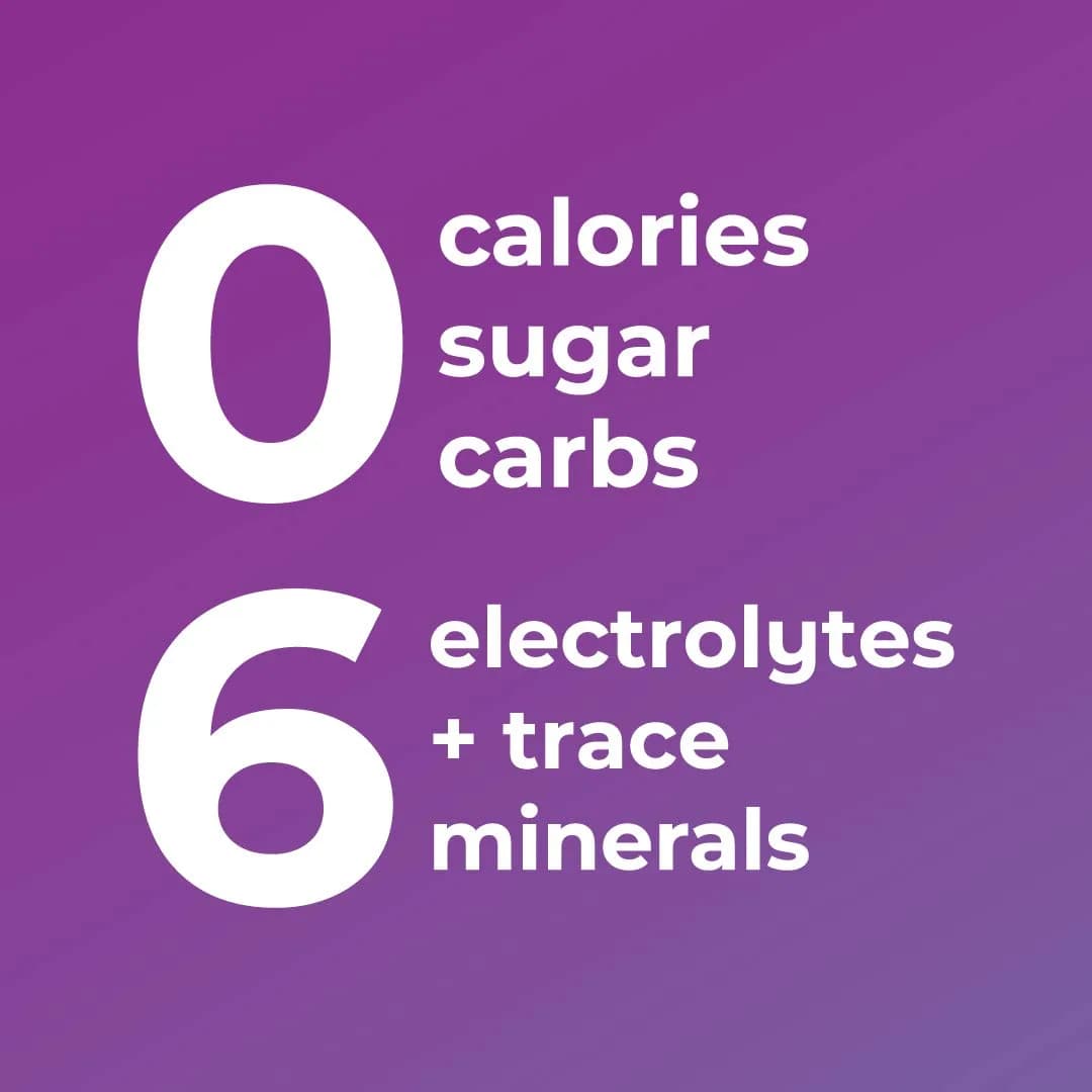 Ultima Replenisher Hydrating Electrolyte Powder Grape 20 Stickpacks | Replenishes Electrolytes with 6 Key Minerals & Vitamin C - view 5