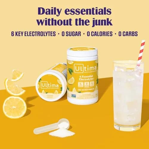 Ultima Replenisher Sugar Free Electrolyte Powder, Lemonade Flavour, 90 Servings | Hydration with 6 Key Electrolytes & Trace Minerals - view 2